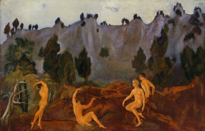 The Hesitation of Orestes by Arthur Bowen Davies